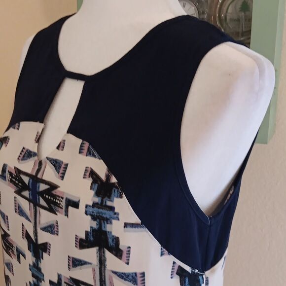 Skies Are Blue Shift Dress. Native Inspired.Coastal. Beachy. - Picture 5 of 13